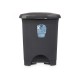 Кошче с педал Антрацит Пластмаса 10 L (8 броя) Кошче с педал Антрацит Пластмаса 10 L (8 броя)