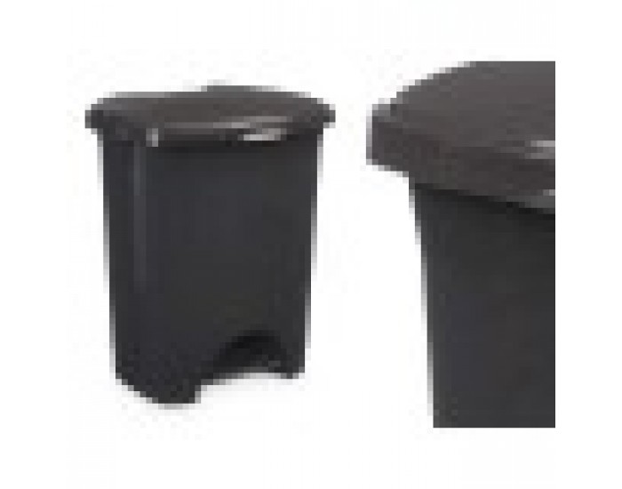 Кошче с педал Антрацит Пластмаса 10 L (8 броя) Кошче с педал Антрацит Пластмаса 10 L (8 броя)