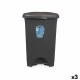 Кошче с педал Антрацит Пластмаса 50 L (3 броя) Кошче с педал Антрацит Пластмаса 50 L (3 броя)