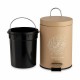Кошче с педал Tropical Bath Бял Бежов Стомана Пластмаса 3 L (6 броя) Кошче с педал Tropical Bath Бял Бежов Стомана Пластмаса 3 L (6 броя)