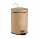 Кошче с педал Tropical Bath Бял Бежов Стомана Пластмаса 3 L (6 броя) Кошче с педал Tropical Bath Бял Бежов Стомана Пластмаса 3 L (6 броя)