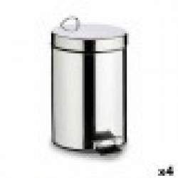 Кошче с педал Berilo B0010-7L Сребрист Неръждаема стомана Пластмаса 7 L (4 броя) - Офис