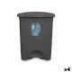Кошче с педал Антрацит Пластмаса 30 L (4 броя) Кошче с педал Антрацит Пластмаса 30 L (4 броя)