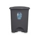 Кошче с педал Антрацит Пластмаса 30 L (4 броя) Кошче с педал Антрацит Пластмаса 30 L (4 броя)