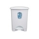 Кошче с педал Бял Пластмаса 30 L (4 броя) Кошче с педал Бял Пластмаса 30 L (4 броя)