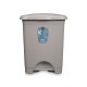 Кошче с педал Сив Пластмаса 30 L (4 броя) Кошче с педал Сив Пластмаса 30 L (4 броя)