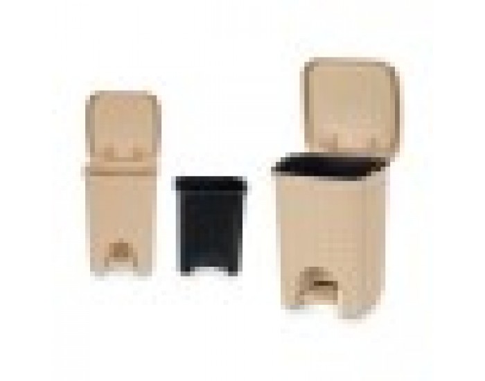 Кошче за боклук Stefanplast 30134 Бежов Пластмаса 6 L (6 броя) Кошче за боклук Stefanplast 30134 Бежов Пластмаса 6 L (6 броя)