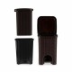 Кошче с педал Stefanplast Elegance Кафяв Пластмаса 6 L 20,5 x 28 x 20,5 cm (6 броя) Кошче с педал Stefanplast Elegance Кафяв Пластмаса 6 L 20,5 x 28 x 20,5 cm (6 броя)