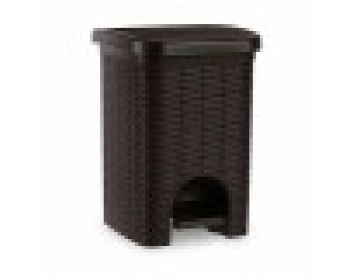 Кошче с педал Stefanplast Elegance Кафяв Пластмаса 6 L 20,5 x 28 x 20,5 cm (6 броя) Кошче с педал Stefanplast Elegance Кафяв Пластмаса 6 L 20,5 x 28 x 20,5 cm (6 броя)