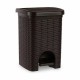 Кошче с педал Stefanplast Elegance Кафяв Пластмаса 6 L 20,5 x 28 x 20,5 cm (6 броя) Кошче с педал Stefanplast Elegance Кафяв Пластмаса 6 L 20,5 x 28 x 20,5 cm (6 броя)