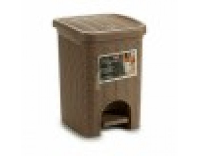 Кошче с педал Stefanplast Elegance Черен Бежов Пластмаса 6 L 20,5 x 28 x 20,5 cm (6 броя) Кошче с педал Stefanplast Elegance Черен Бежов Пластмаса 6 L 20,5 x 28 x 20,5 cm (6 броя)