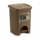 Кошче с педал Stefanplast Elegance Черен Бежов Пластмаса 6 L 20,5 x 28 x 20,5 cm (6 броя) Кошче с педал Stefanplast Elegance Черен Бежов Пластмаса 6 L 20,5 x 28 x 20,5 cm (6 броя)