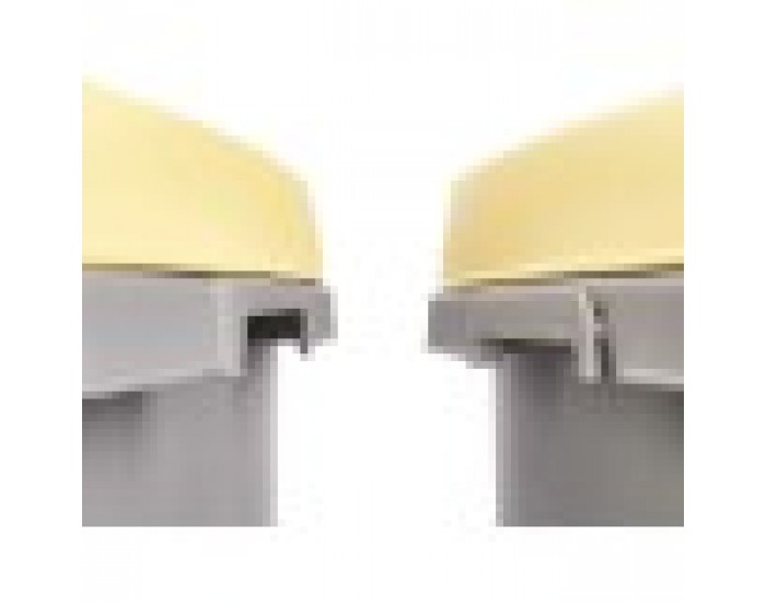 Кошче за боклук Stefanplast Жълт Сив Пластмаса 25 L (6 броя)