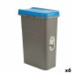 Кошче за боклук Stefanplast Син Сив Пластмаса 25 L (6 броя) - Офис