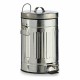 Кошче с педал Сребрист Стомана 7 L (6 броя) Кошче с педал Сребрист Стомана 7 L (6 броя)