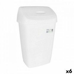 Кошче за боклук Tontarelli Aurora Накланящ се Бял 50 L (6 броя) - Офис