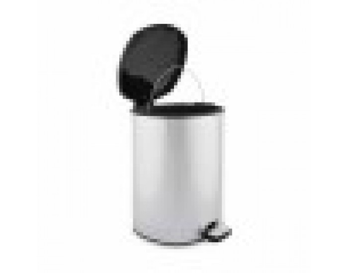 Кошче с педал Сребрист Пластмаса 20 L (4 броя) Кошче с педал Сребрист Пластмаса 20 L (4 броя)