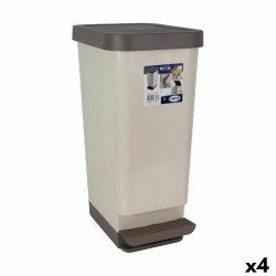 Кошче с педал Tontarelli Moda Кафяв (4 броя) - Офис