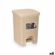 Кошче за боклук Stefanplast 30796 Бежов Пластмаса 20 L (6 броя) Кошче за боклук Stefanplast 30796 Бежов Пластмаса 20 L (6 броя)