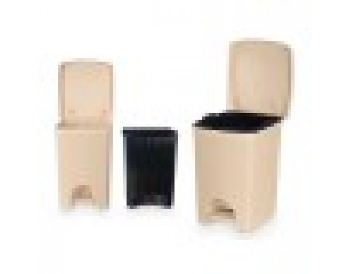 Кошче за боклук Stefanplast 30796 Бежов Пластмаса 20 L (6 броя) Кошче за боклук Stefanplast 30796 Бежов Пластмаса 20 L (6 броя)