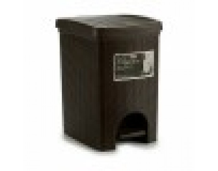 Кошче с педал Stefanplast Elegance Кафяв Пластмаса 20 L 27,5 x 38,5 x 31 cm (6 броя) Кошче с педал Stefanplast Elegance Кафяв Пластмаса 20 L 27,5 x 38,5 x 31 cm (6 броя)