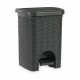 Кошче с педал Stefanplast Elegance Сив Пластмаса 20 L 27 x 39 x 30,5 cm (6 броя) Кошче с педал Stefanplast Elegance Сив Пластмаса 20 L 27 x 39 x 30,5 cm (6 броя)