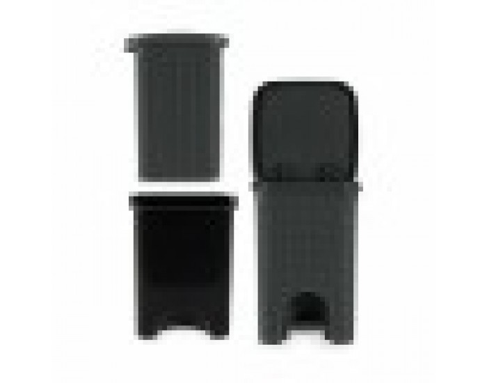 Кошче с педал Stefanplast Elegance Сив Пластмаса 20 L 27 x 39 x 30,5 cm (6 броя) Кошче с педал Stefanplast Elegance Сив Пластмаса 20 L 27 x 39 x 30,5 cm (6 броя)
