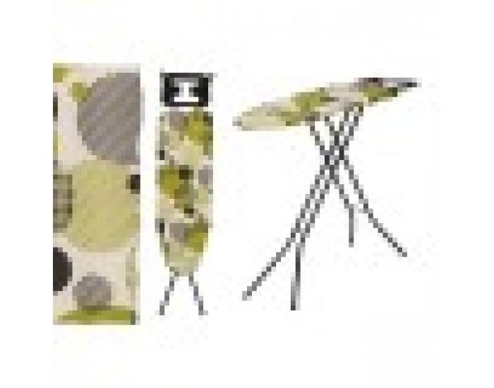 Дъска за гладене Kipit 18358 - CB-218 Черен Зелен Метал Плат (4 броя)