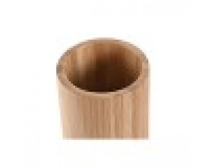 Поставка за четка за зъби DKD Home Decor, Естествен, Бамбук, 7 x 7 x 11 cm