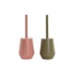 Четка за Баня DKD Home Decor, Розов, Зелен, PS, 12 x 12 x 34,5 cm, 2 броя - Продукти за баня и WC