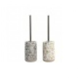Четка за Баня DKD Home Decor Сив Бежов Dolomite (2 броя) (10 x 10 x 36 cm) - Баня