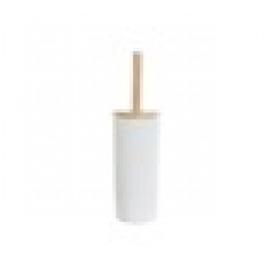 Четка за Баня DKD Home Decor, Естествен, Бял, Каменинов, 10 x 10 x 38 cm - Продукти за баня и WC