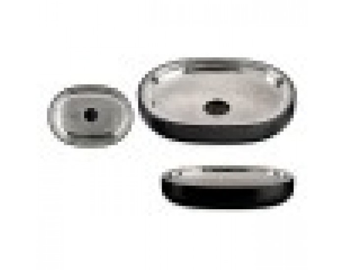 Cапунерка Черен Неръждаема стомана Пластмаса 9,5 x 2,5 x 13 cm (6 броя)