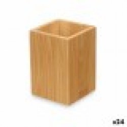 Поставка за четка за зъби Естествен Бамбук Пластмаса 6,8 x 9,7 x 6,8 cm (24 броя) - Продукти за баня и WC