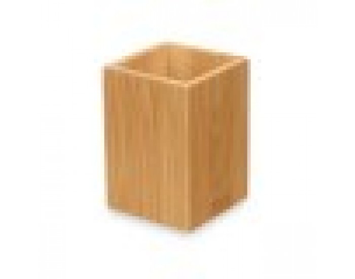 Поставка за четка за зъби Естествен Бамбук Пластмаса 6,8 x 9,7 x 6,8 cm (24 броя)