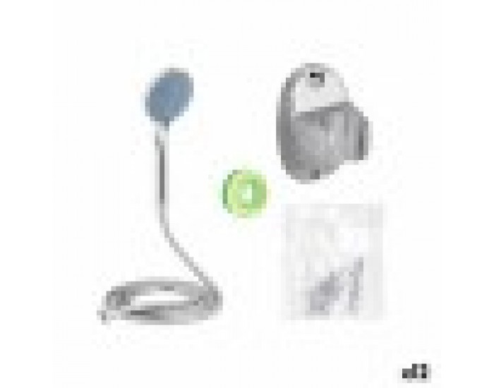 Слушалка за душ с маркуч за насочване на струята 2 m Сребрист Метал (12 броя)