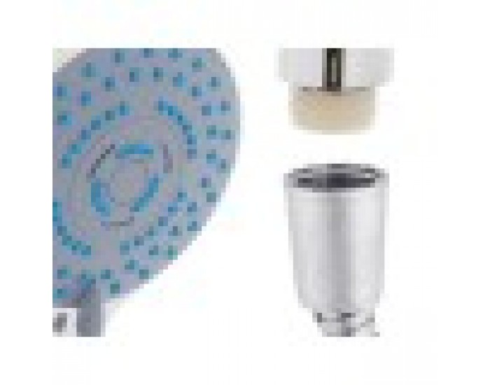 Слушалка за душ с маркуч за насочване на струята 2 m Сребрист Метал (12 броя)