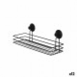 Стойка за Душ Черен Стомана ABS 35 x 13 x 13 cm (12 броя) - Баня