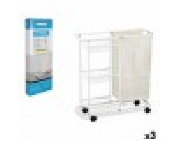 Стелажи за Баня Confortime Laundry Bag Метал 69 x 22,5 x 75 cm (3 броя) (69 x 22.5 x 75 cm)