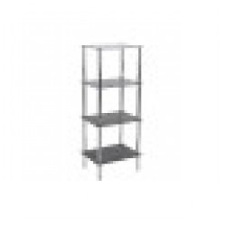 Стелажи за Баня DKD Home Decor Кристал Стомана (40 x 30 x 105 cm) - Баня