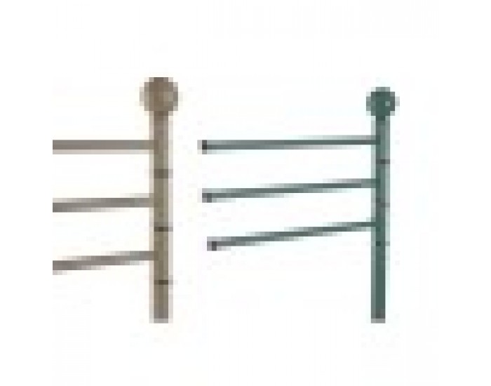 Поставка за кърпи Home ESPRIT Бежов цвят тюркоаз Метал 43 x 22 x 90 cm 2 броя