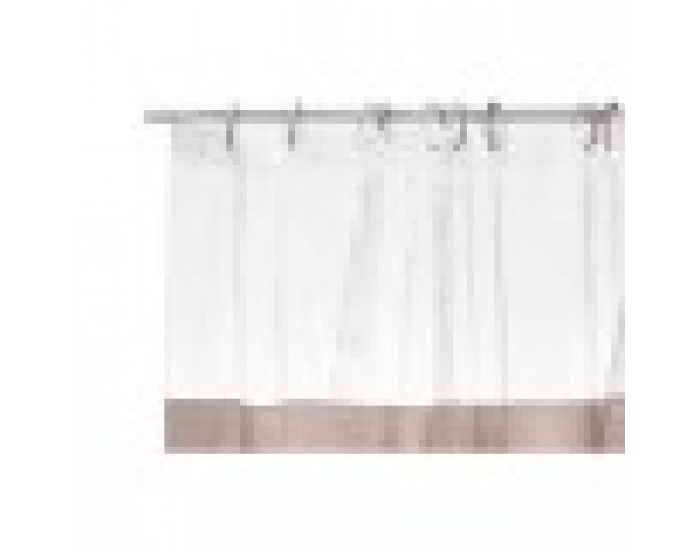 Душ завеса Прозрачен 180 x 180 cm Бежов Пластмаса PEVA (12 броя)