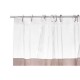 Душ завеса Прозрачен 180 x 180 cm Бежов Пластмаса PEVA (12 броя)