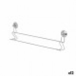 Релса за хавлия Стомана ABS 54 x 15 x 6,5 cm (12 броя) Двоен - Баня