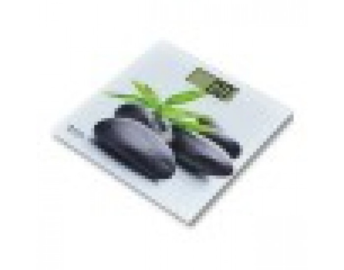 Електронен кантар за баня TM Electron Zen, Сив, Slim, 23 mm