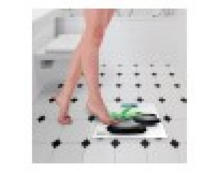 Електронен кантар за баня TM Electron Zen, Сив, Slim, 23 mm