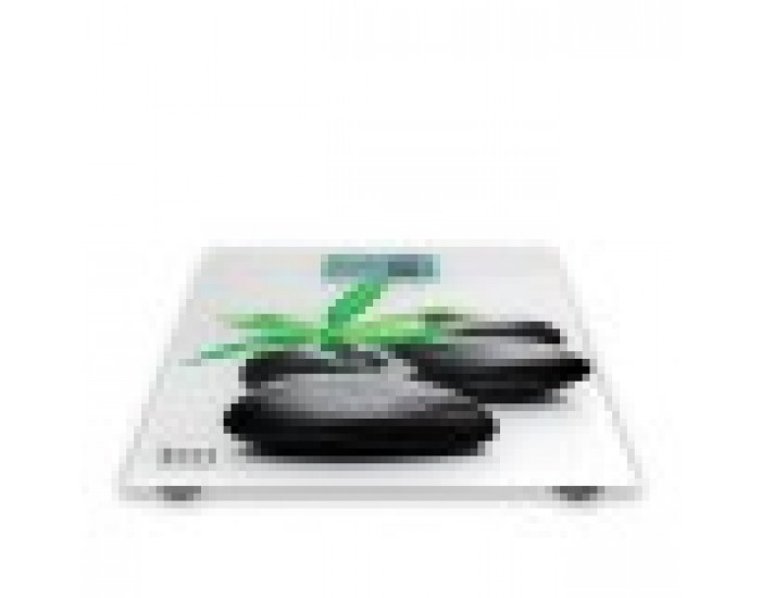 Електронен кантар за баня TM Electron Zen, Сив, Slim, 23 mm