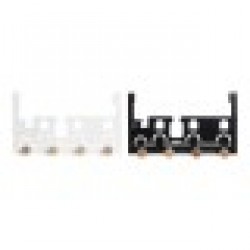Поставка за Палта за Врата DKD Home Decor Влак Метал Дървен MDF (2 pcs) (28.5 x 8.5 x 16.5 cm) - Антре