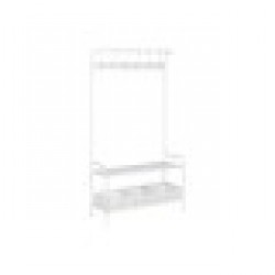 Портманто с чекмеджета Home ESPRIT Бял Метал 110 x 36 x 186 cm - Антре