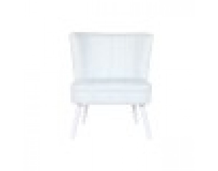 Фотьойл DKD Home Decor 73 x 67 x 85 cm Син Дървен Бял